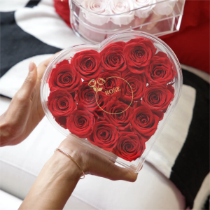 ROSES - CRYSTAL HEART BOX